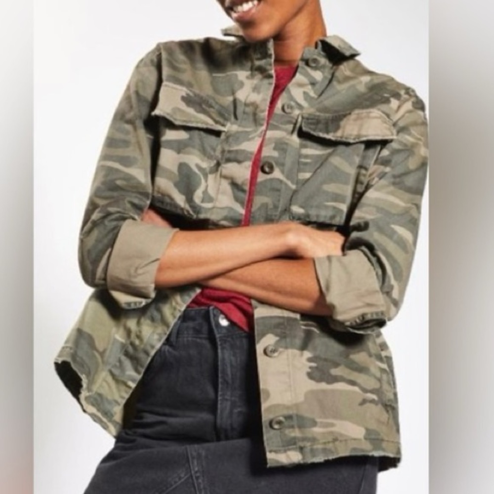 Topshop Camo Spring Jacket